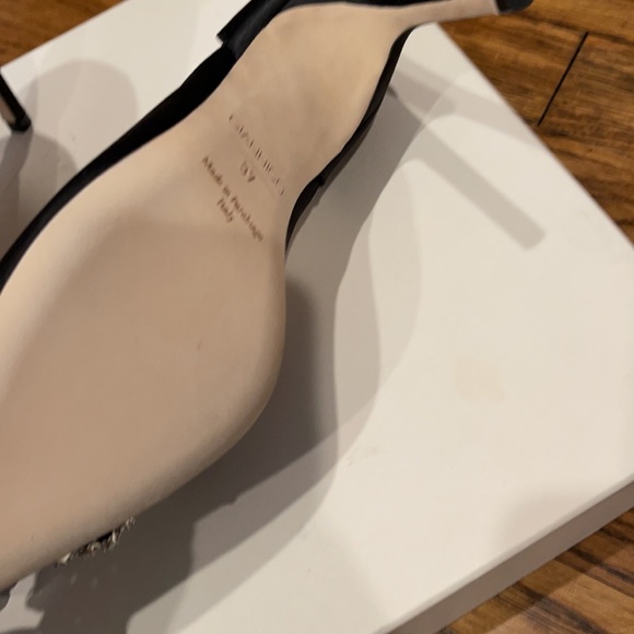 NIB Giannico Daphne Black Crystal Pumps 7 - Picture 5 of 5